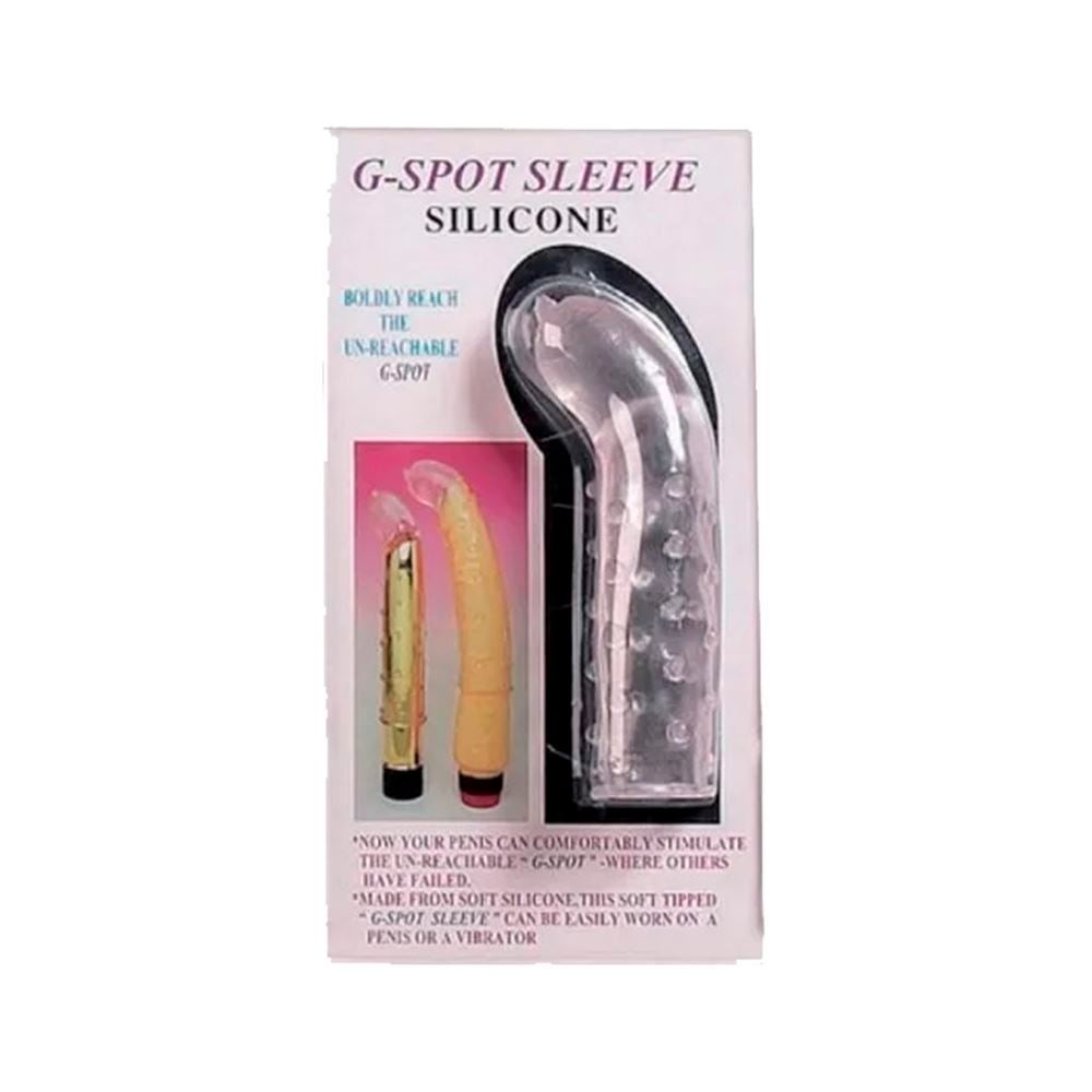 CAPA PENIANA EM SILICONE TEXTURAS ESTIMULADORE G-SPOT