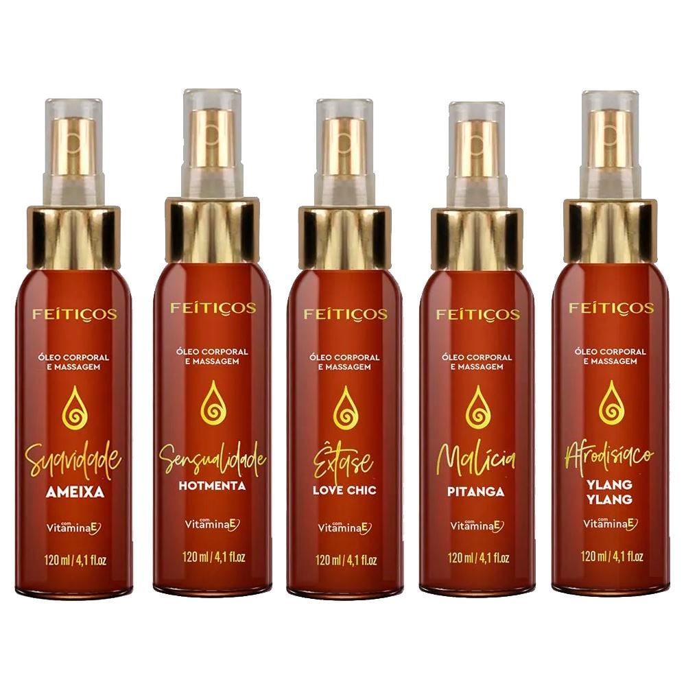 ÓLEO AROMÁTICO SPRAY MASSAGEM 120ML FEITIÇOS