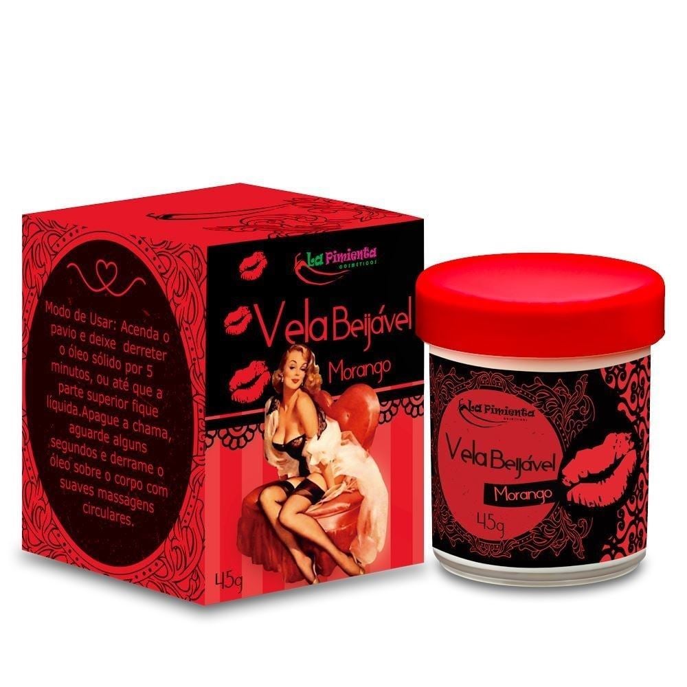 VELA BEIJÁVEL AROMÁTICA 45G LA PIMIENTA