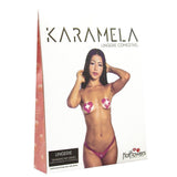 KARAMELA CALCINHA COMESTÍVEL ÚNICO HOT FLOWERS