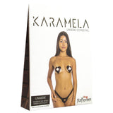 KARAMELA CALCINHA COMESTÍVEL ÚNICO HOT FLOWERS