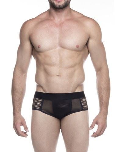 SUNGÃO ARRASTÃO FRENTE TULE PRETO SD CLOTHING