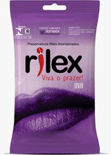 PRESERVATIVO SABORES COM 3 UNIDADES RILEX