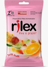 PRESERVATIVO SABORES COM 3 UNIDADES RILEX