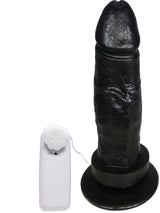 PRÓTESE COM VIBRADOR E VENTOSA 14,0 X 3,9CM PRAZER E CIA