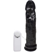 PRÓTESE VIBRADOR COM VENTOSA 28,6CM X 5,4 CM PRAZER E CIA