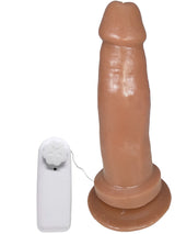 PRÓTESE VIBRADOR COM VENTOSA 16,0 X 3,9CM PRAZER E CIA