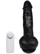 PRÓTESE VIBRADOR COM VENTOSA 20,6 CM X 4,2 CM PRAZER E CIA