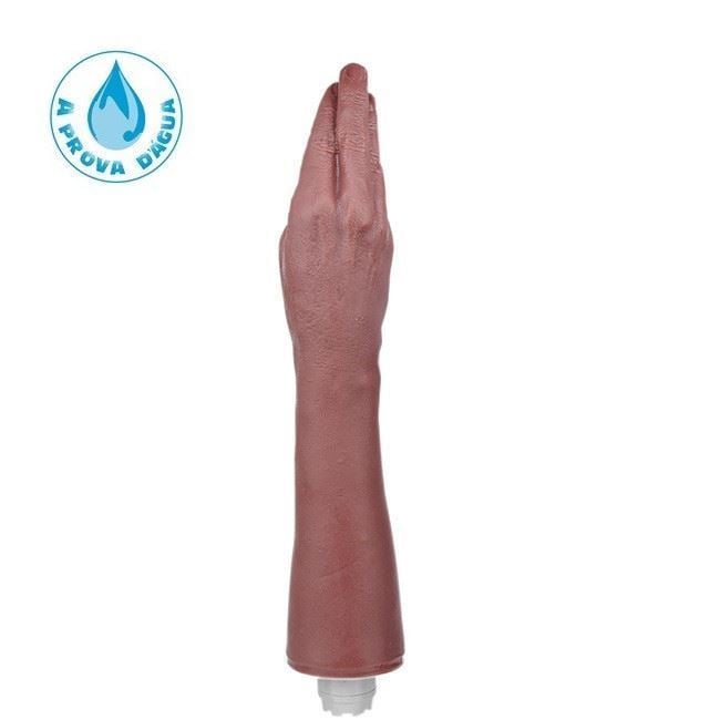 PRÓTESE VIBRO INTERNO MÃO ESTICADA 40 X 6 CM  K-IMPORT