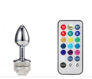 PLUG ANAL DE LED - TAMANHO P