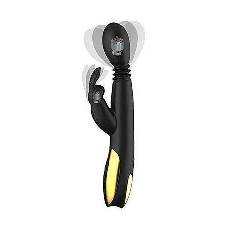 VIBRADOR PONTO G E CLITÓRIS - VAI E VEM ROTATIVO - NV TOYS