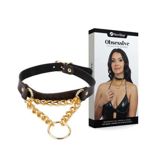 CARGANTILHA COM ARGOLA GOLD
