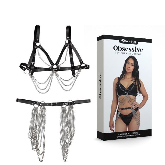HARNESS NERFETITIE SILVER NEW STAR