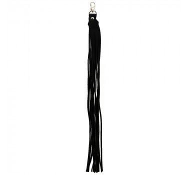 CHICOTE CHAVEIRO PRETO TIRAS 20CM DOMINATRIXXX