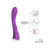 VIBRADOR PONTO G EM SILICONE TOPS - S-HANDE