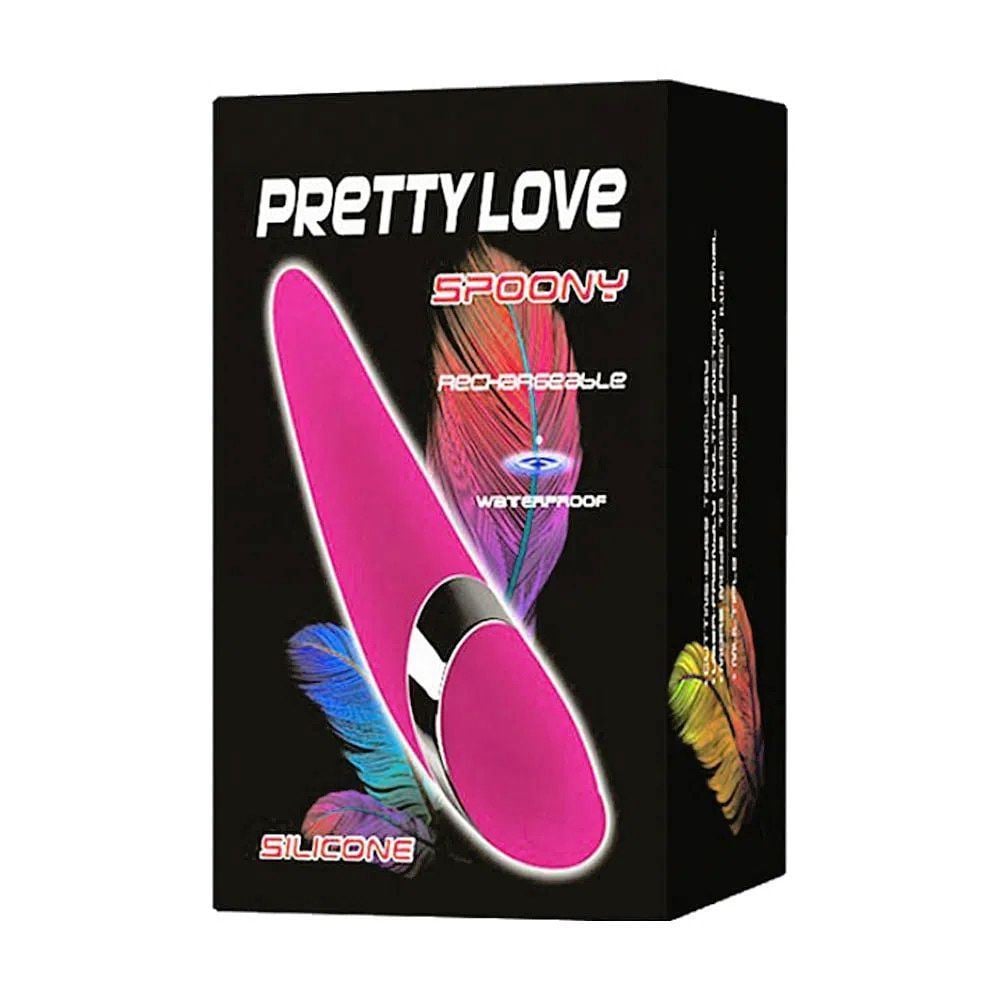 MASSAGEADOR FEMININO RECARREGÁVEL- SPOONY - PRETTY LOVE
