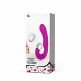MÁGIC TONGUE VIBRADOR PONTO G E ESTIMULADOR DE CLITÓRIS PRETTY LOVE
