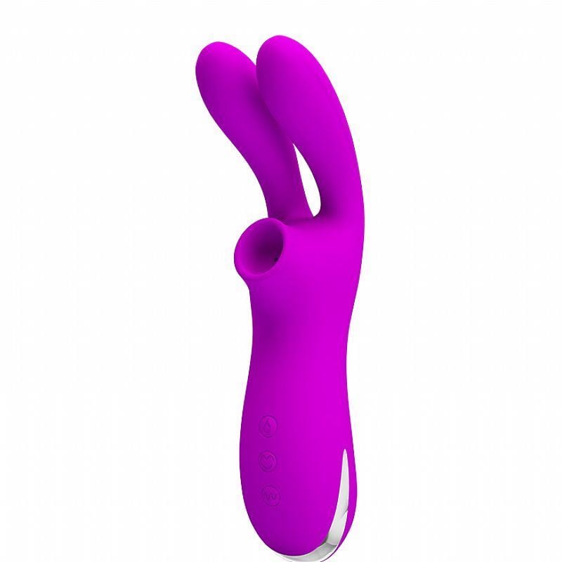 VIBRADOR ESTIMULADOR DE CLITÓRIS E SUGADOR RALAP