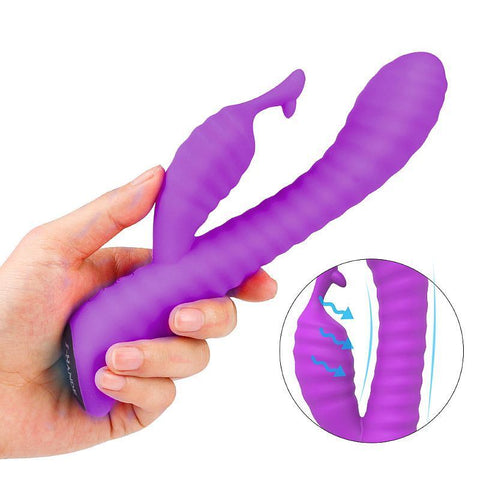 VIBRADOR MOONLIGHT COM  ESTIMULADOR CLITÓRIS 9 MODOS DE VIBRAÇÃO SEXY HAND