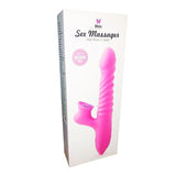 VIBRADOR DE PONTO G E CLITÓRIS - CHRISTAL - VAI E VEM - DIBE