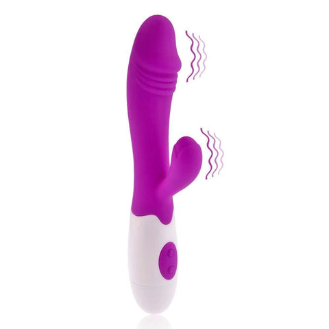 VIBRADOR COM DUPLA ESTIMULAÇÃO E 30 MODOS DE VIBRAÇÕES SEXY IMPORT