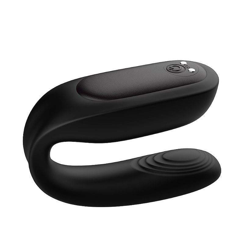 VIBRADOR DE CASAL COM CONTROLE REMOTO - RECARREGÁVEL - BAUD - S - HANDE