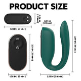 VIBRADOR DE CASAL COM CONTROLE REMOTO - RECARREGÁVEL - BAUD - S - HANDE