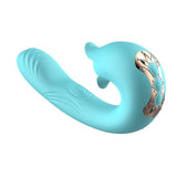 VIBRADOR DE PONTO G E CLITÓRIS COM ESTIMULADOR - LOW 2