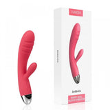 VIBRADOR RECARREGÁVEL COM ESTIMULADOR CLITORIANO E 5 MODOS DE VIBRAÇÃO SEXY IMPORT