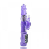 VIBRADOR ROTATIVO RECARREGÁVEL COM ESTIMULADOR CLITORIANO COELHO 12 VIBRAÇÕES SEXY IMPORT