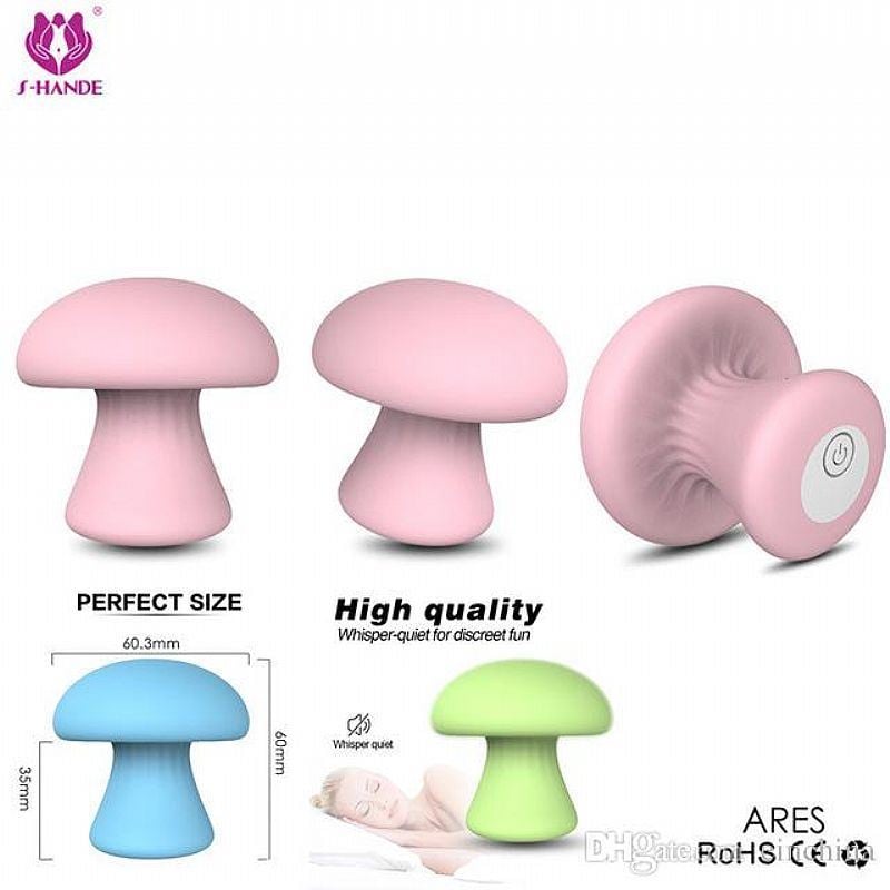 MASSAGEADOR ESTIMULADOR RECARREGÁVEL- MUSHROOM - S-HANDE