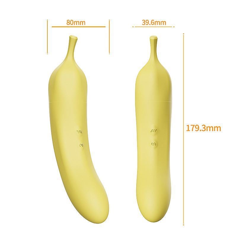 MASSAGEADOR DE CLITÓRIS COM PULSAÇÃO - FORMATO DE BANANA - DIBE