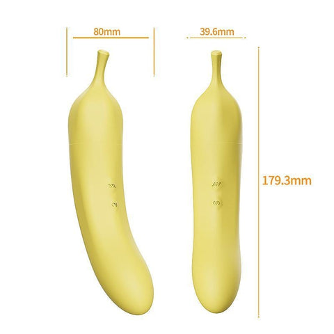 MASSAGEADOR DE CLITÓRIS COM PULSAÇÃO - FORMATO DE BANANA - DIBE