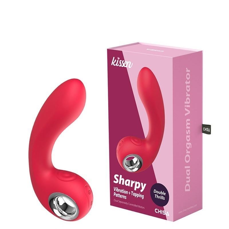VIBRADOR DE PONTO G COM TAPPING KISSEN