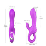 VIBRADOR DUPLO DAGGERS RECARREGAVEL S-HANDE
