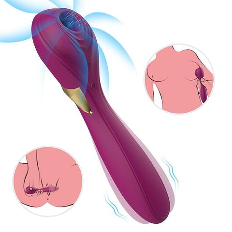 VIBRADOR DE CLITÓRIS COM PULSAÇÃO VINNY