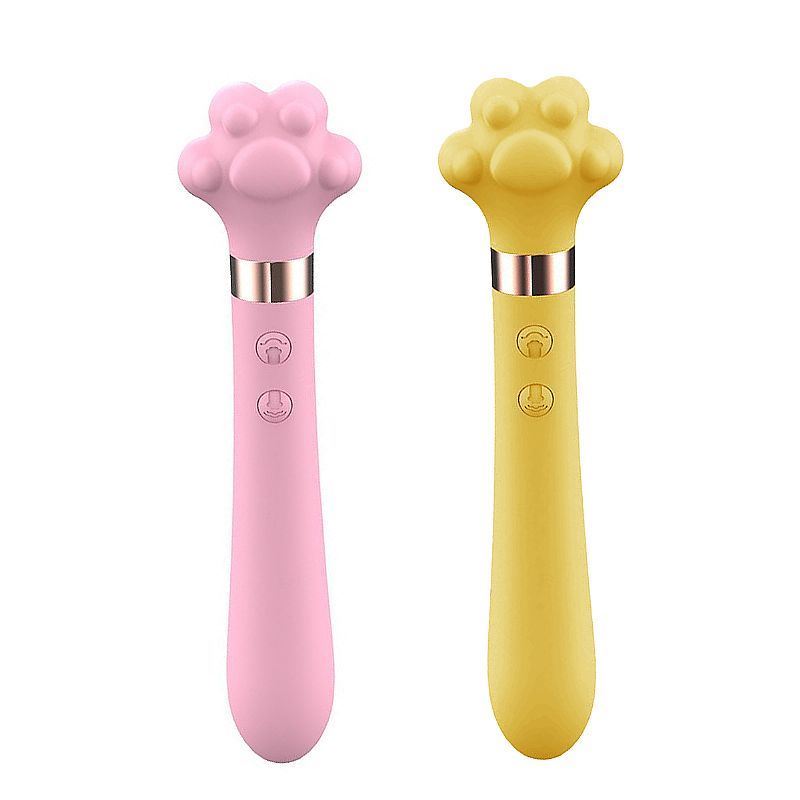 VIBRADOR DE PONTO G E CLITÓRIS - MEOW - S-HANDE