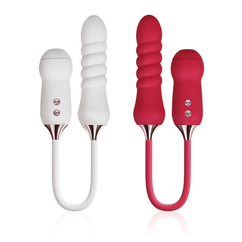 VIBRADOR DE PONTO G E CLITÓRIS COM PULSAÇÃO - CATHY