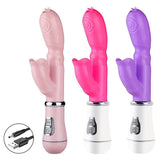 VIBRADOR DE PONTO G E CLITÓRIS COM CERDAS  - RECARREGÁVEL