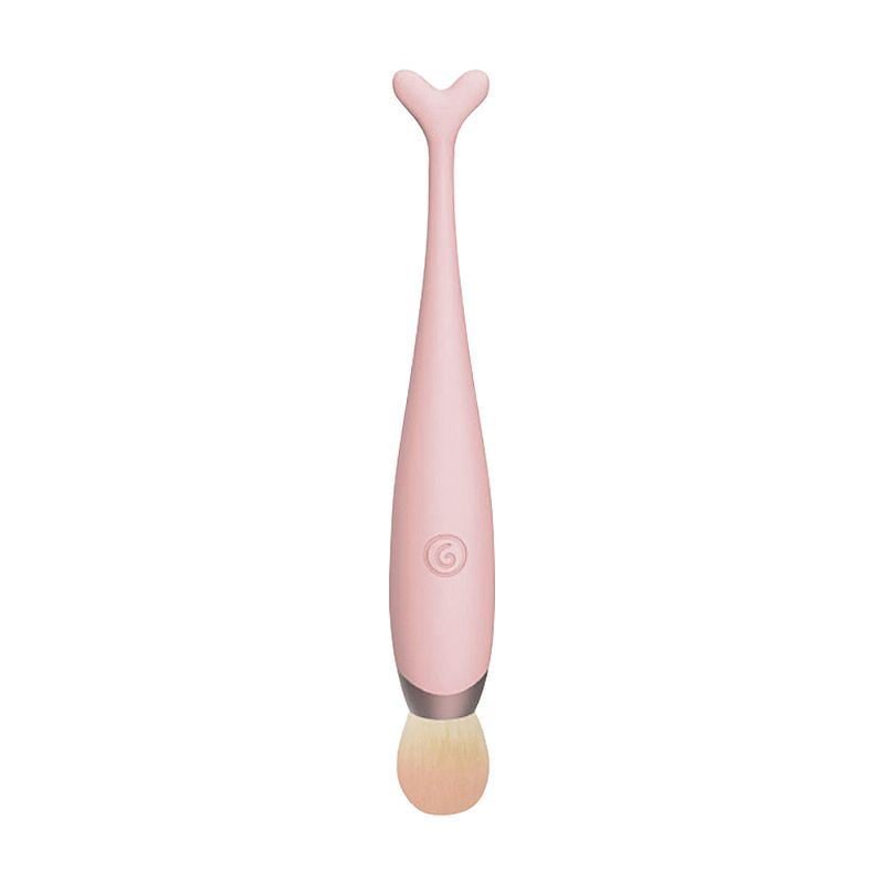 VIBRADOR EM FORMATO DE PINCEL DE MAQUIAGEM