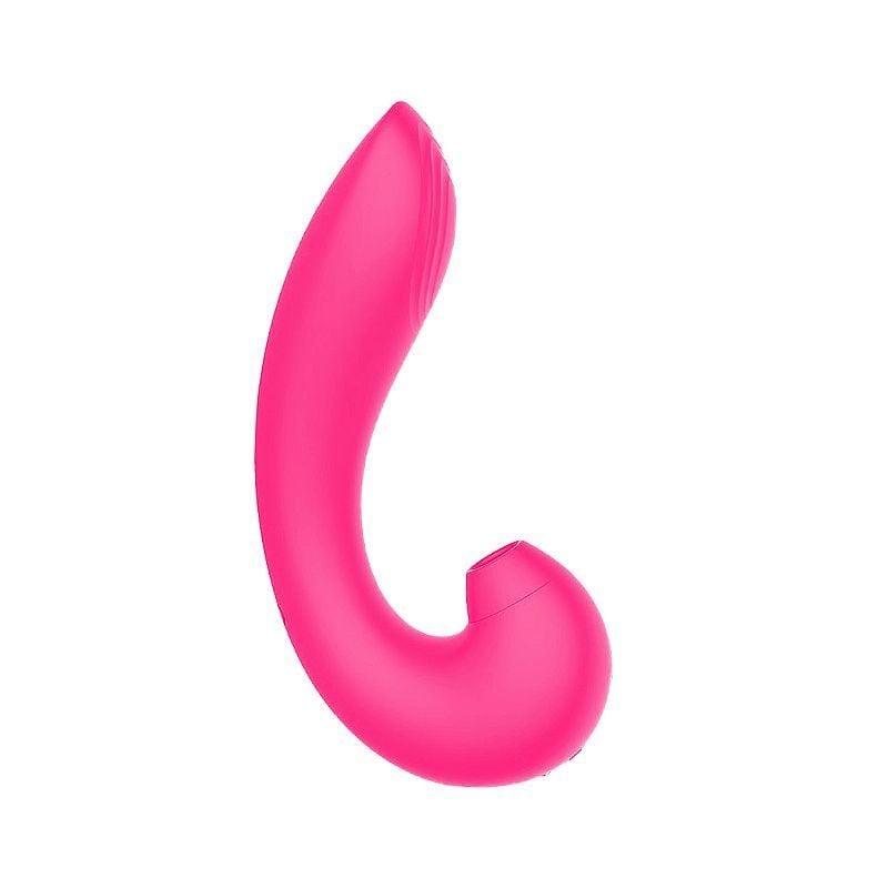 VIBRADOR DE PONTO G E CLITÓRIS COM DEDILHAR KIRA