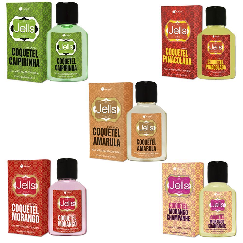 JELLS COQUETEL GEL COMESTÍVEL 30ML KALYA