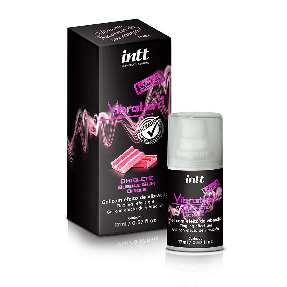 VIBRATION POWER CHICLETE  17ML INTT