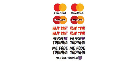 CARTELA DE TAOO XERECARD SEDUX