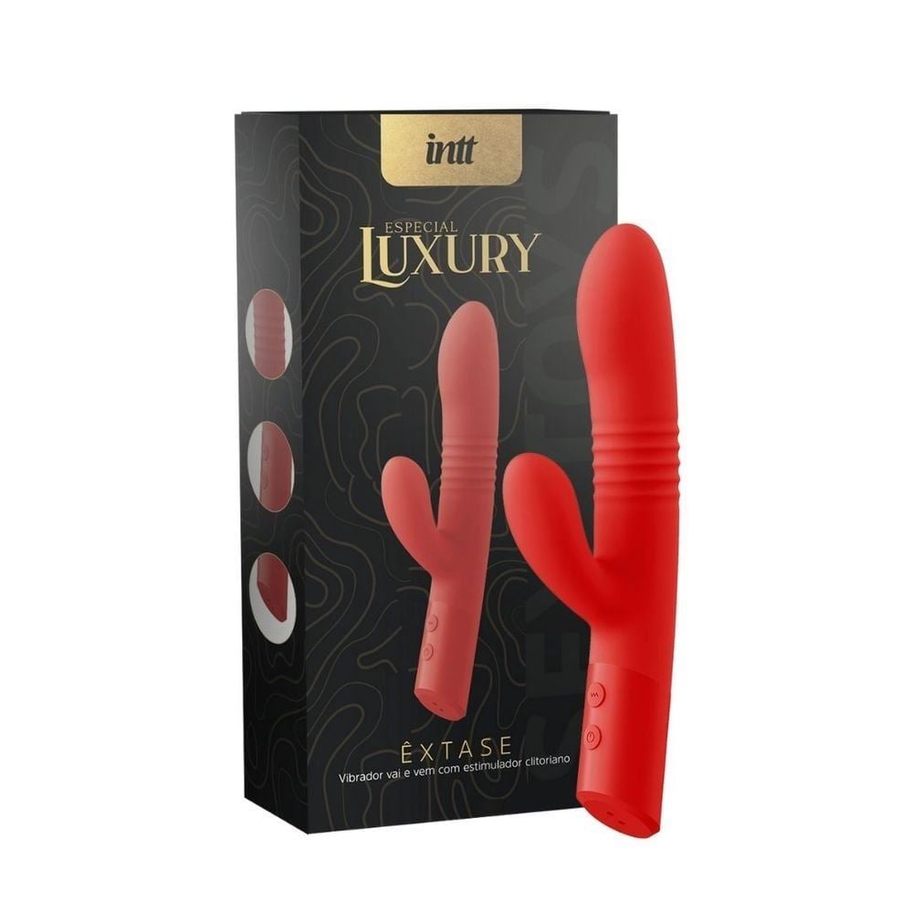 VIBRADOR DUPLO COM VAI E VEM EXTASE INTT